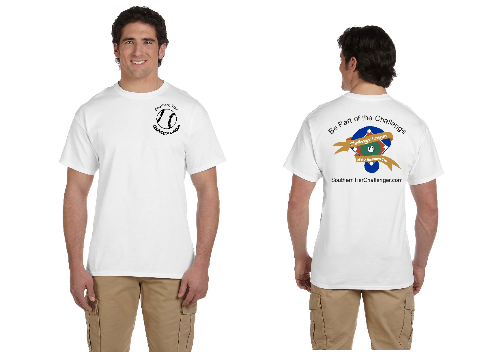 Challenger League White Short sleeve Shirt